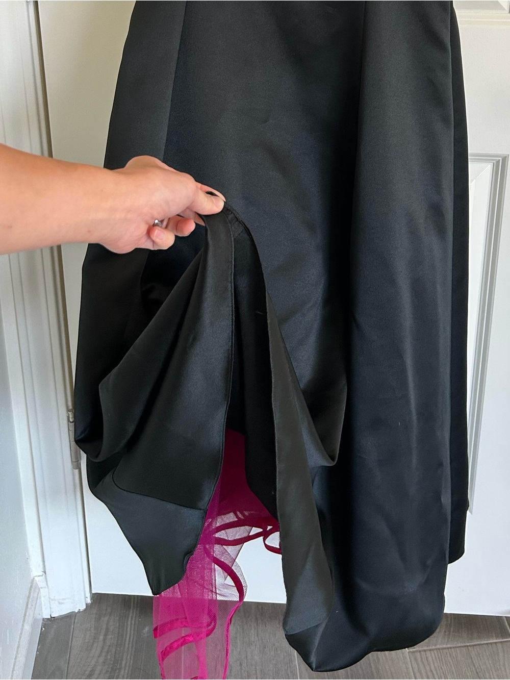 Vintage Jessica McClintock Gunne Sax Black Formal Dress - Picture 5 of 5